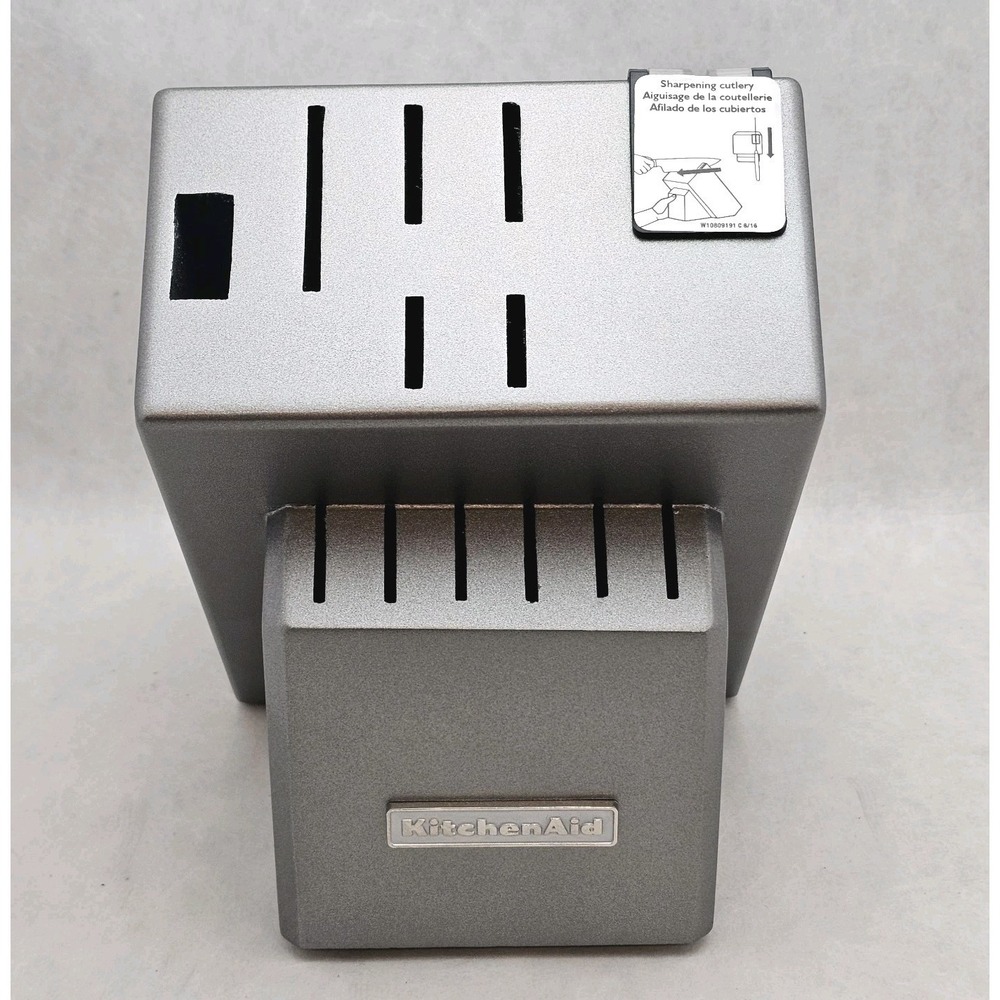 NWOT Kitchenaid 14 Slot Knife‎ Block W/Built In Knife Sharpener